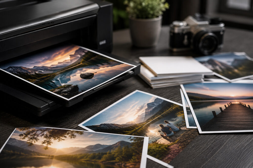 Hochwertige Fotodrucke und Sofortdrucke bei FotoPlus Alsbach mit professionellen Fotoabzügen und Vergrößerungen.