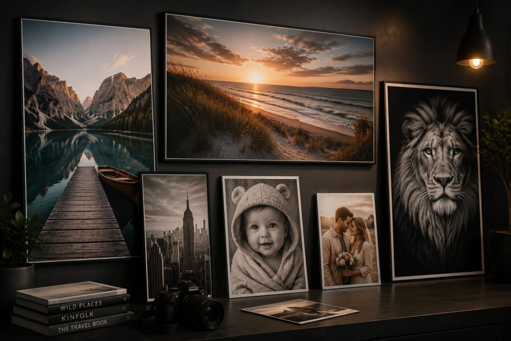 Hochwertige Fotoposter und Poster in verschiedenen Formaten für Zuhause, Büro und Geschenkideen bei FotoPlus Alsbach.