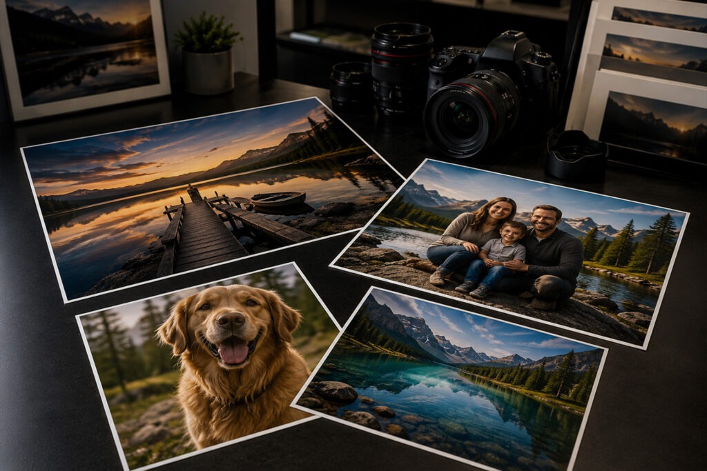 Professionelle Fotovergrößerungen und Poster für Bilderrahmen und Wandbilder bei FotoPlus Alsbach.